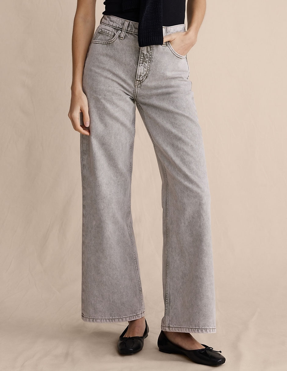 Jeans relaxed amplio para mujer