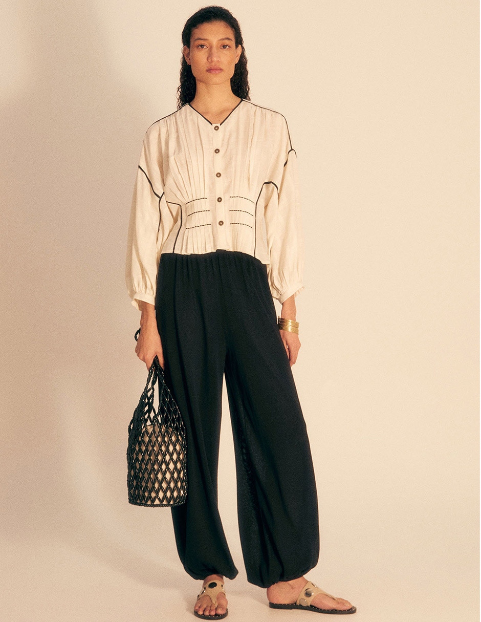 Blusa manga larga para mujer 5