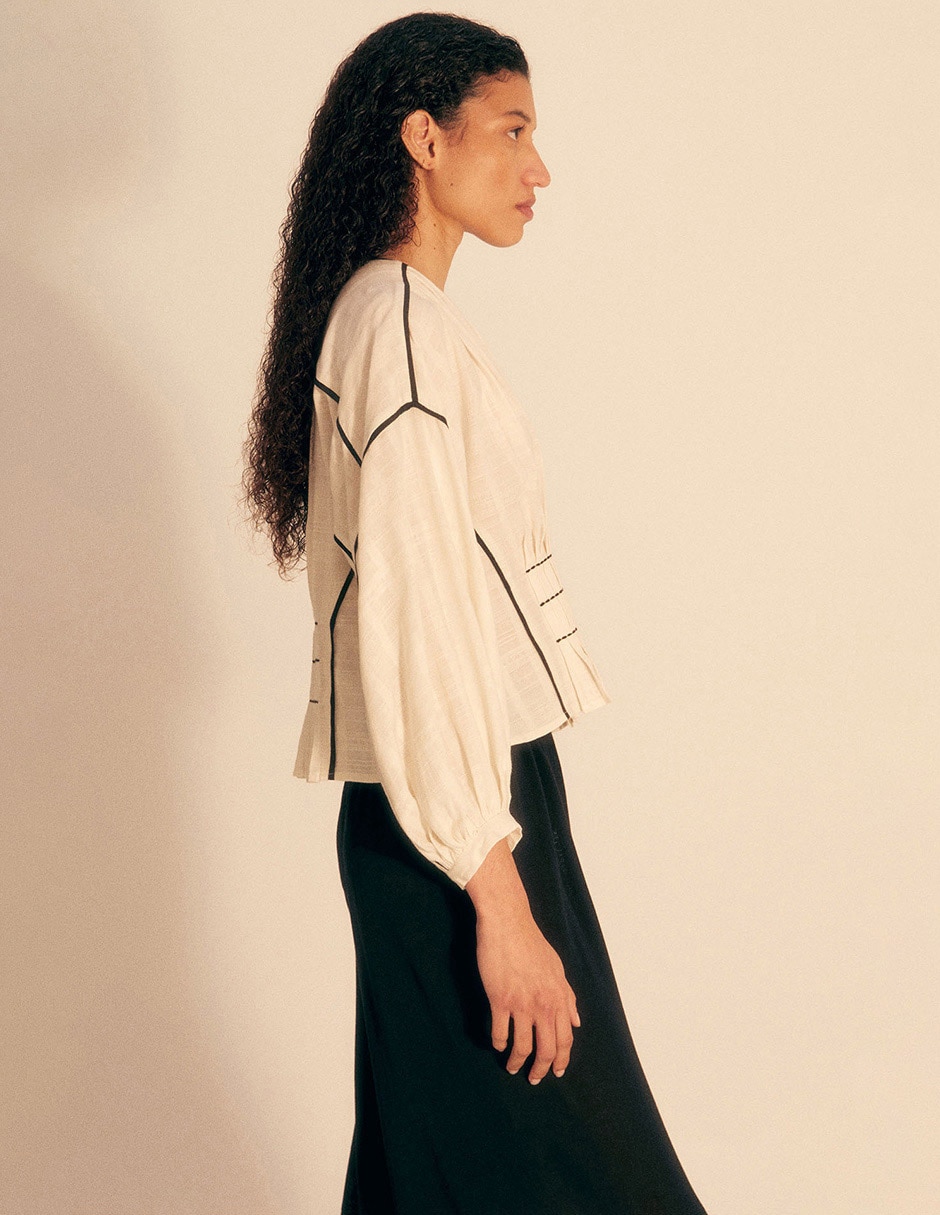 Blusa manga larga para mujer 3