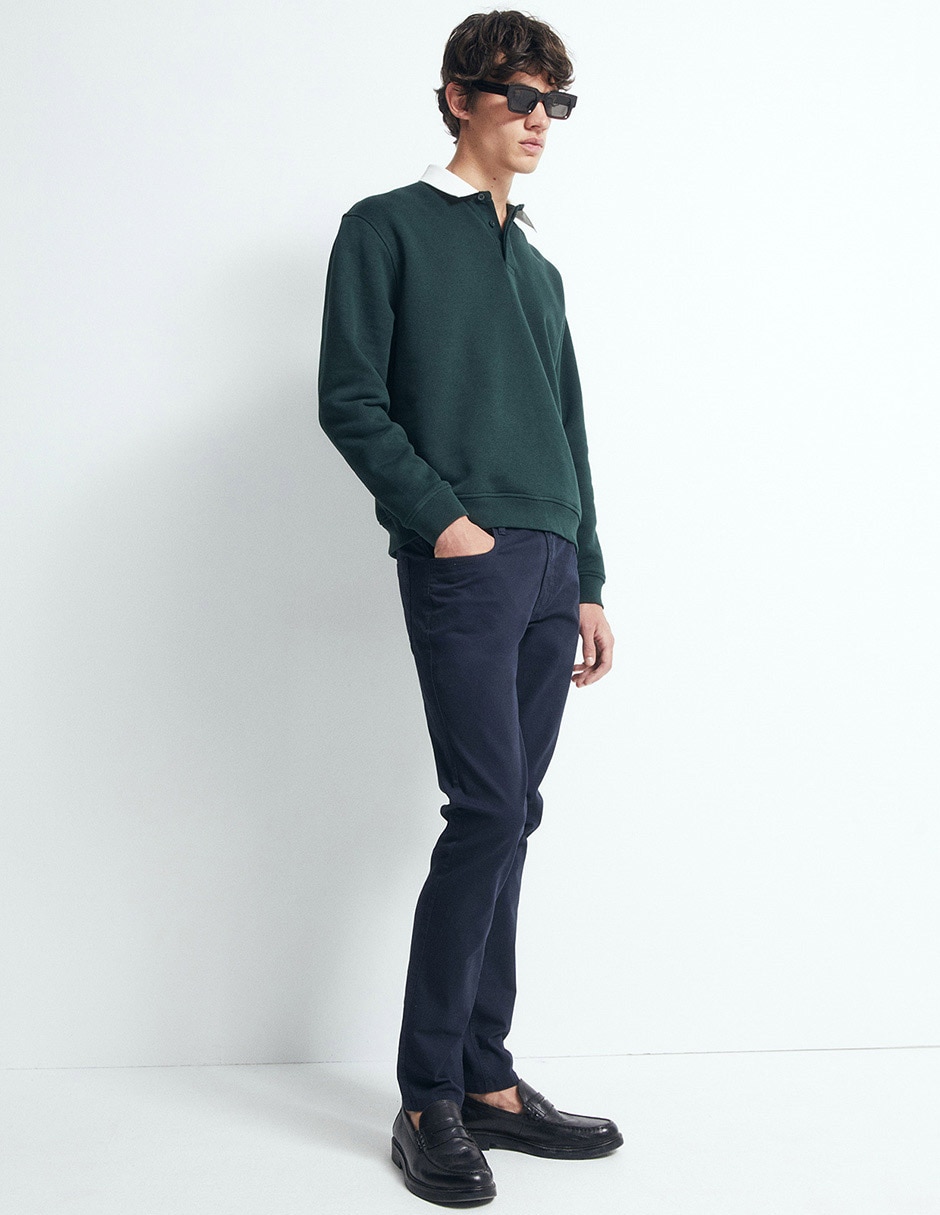 Pantalón casual de algodón para hombre