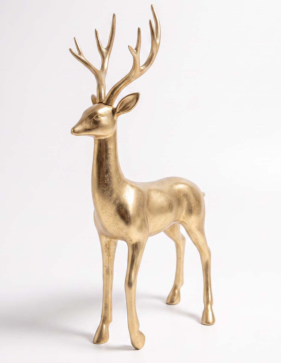 Figura decorativa navideña de reno 1