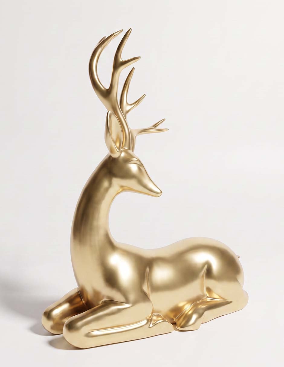 Figura decorativa navideña de reno