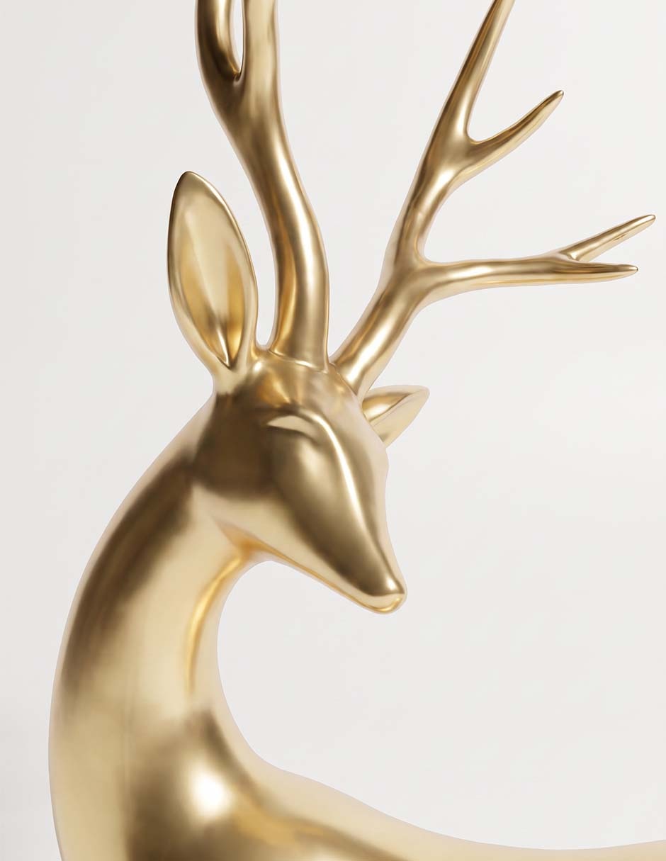 Figura decorativa navideña de reno 4