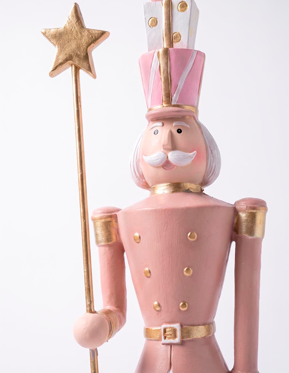 Figura decorativa navideña de soldado Figura decorativa navideña de soldado