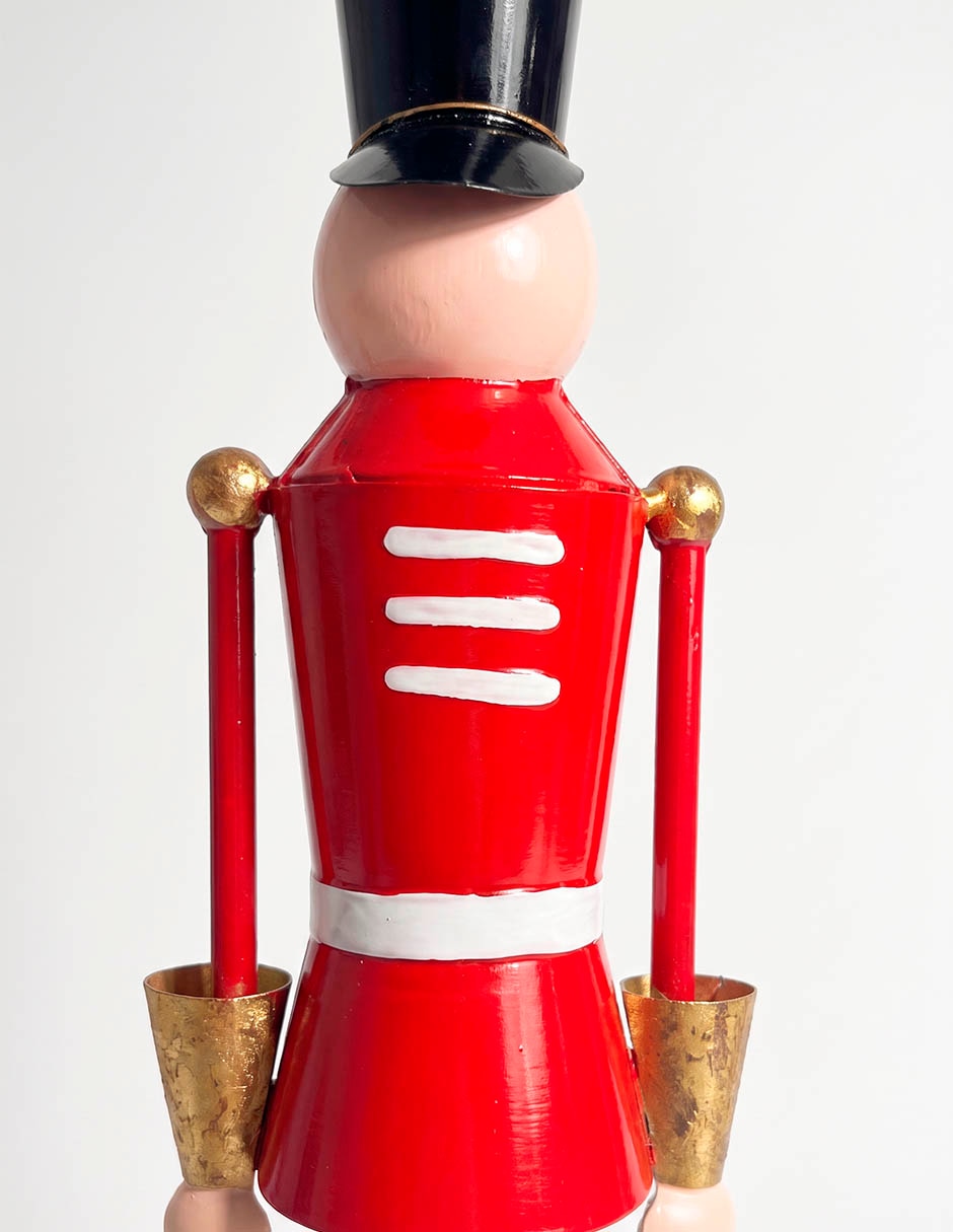 Figura decorativa navideña de soldado
