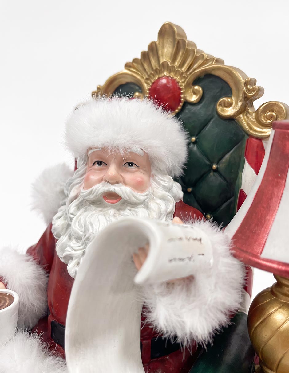 Figura decorativa navideña de santa claus 3