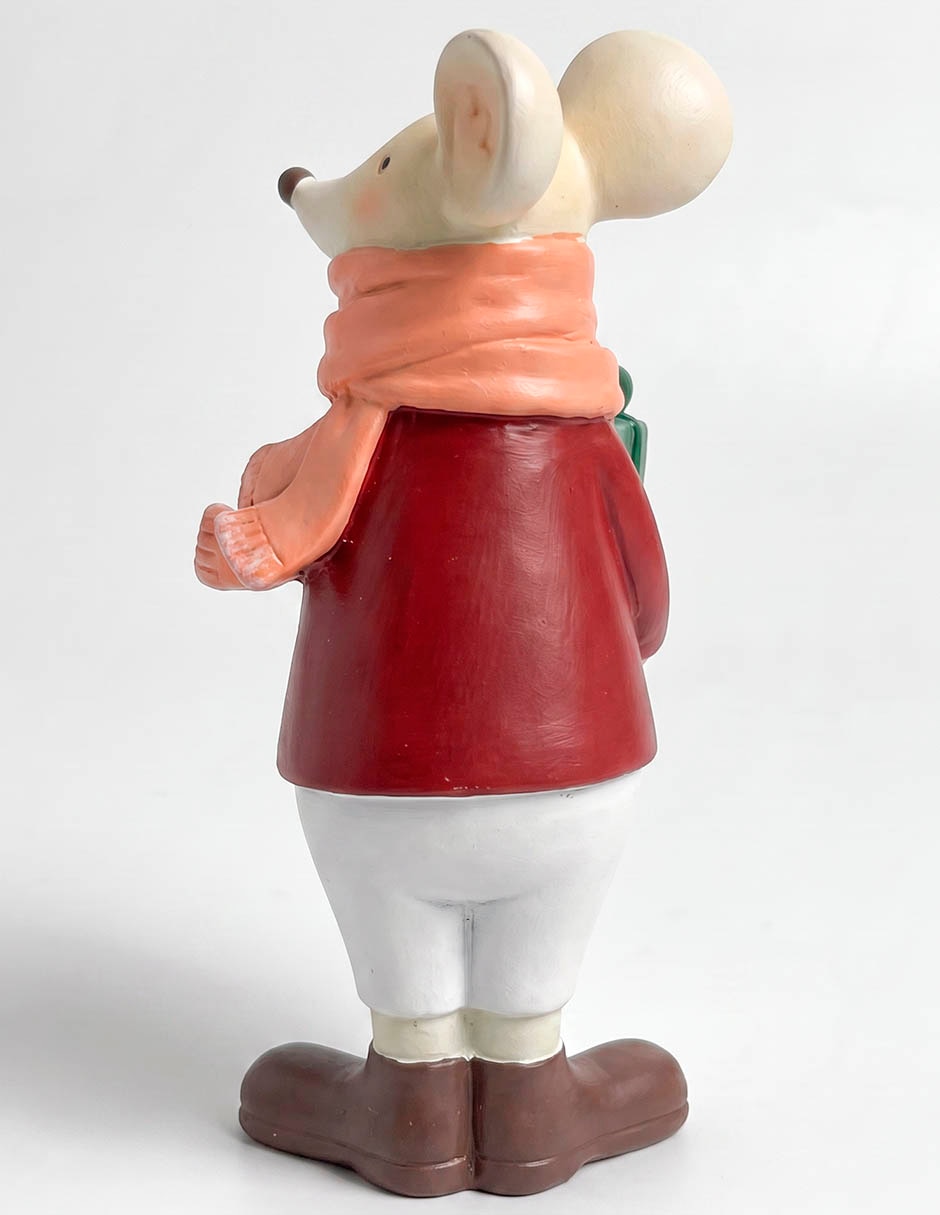 Figura decorativa navideña de ratón 3