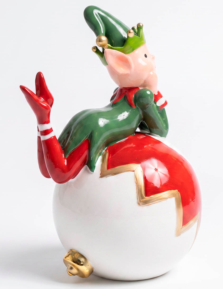 Figura decorativa navideña de duende 2