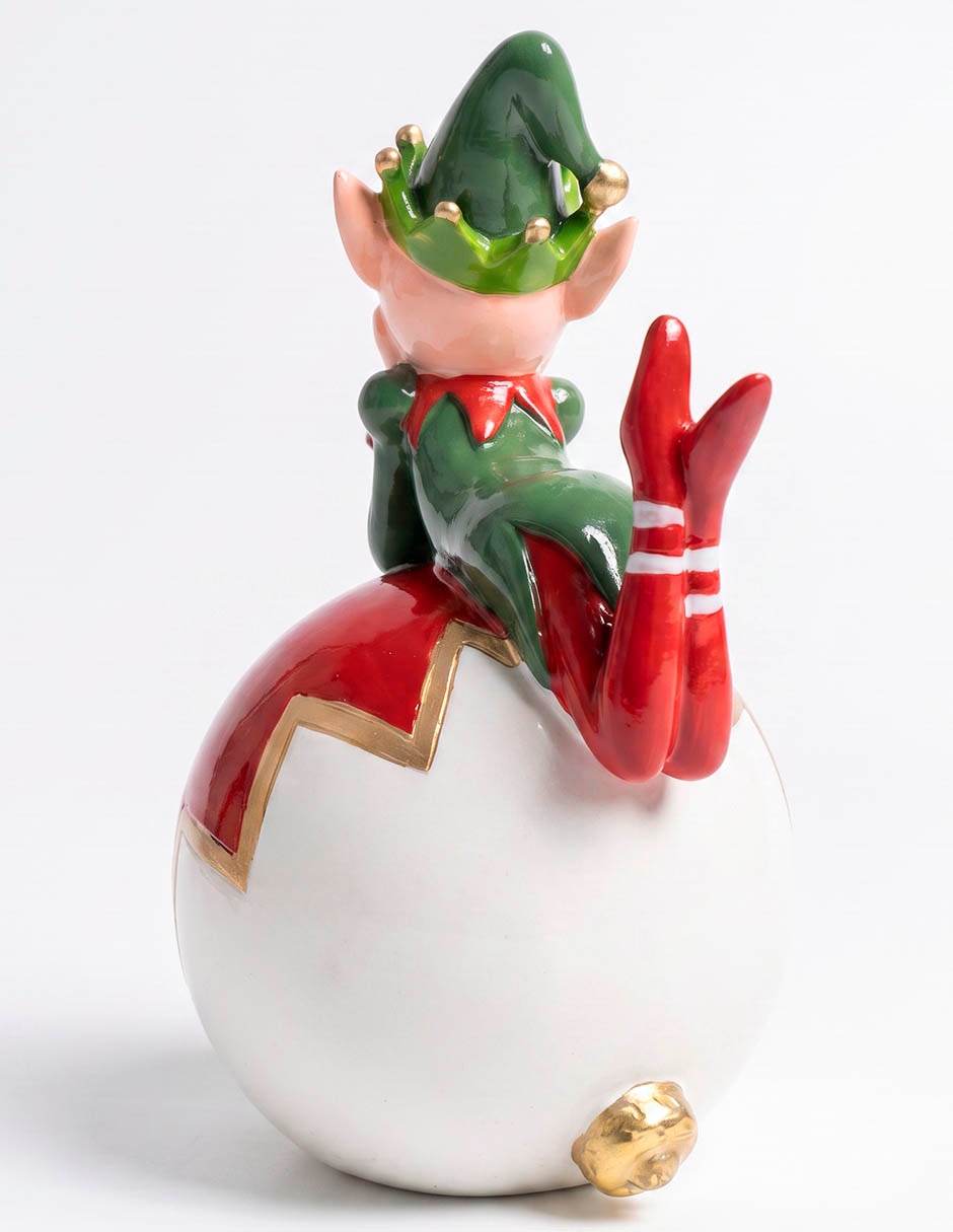 Figura decorativa navideña de duende