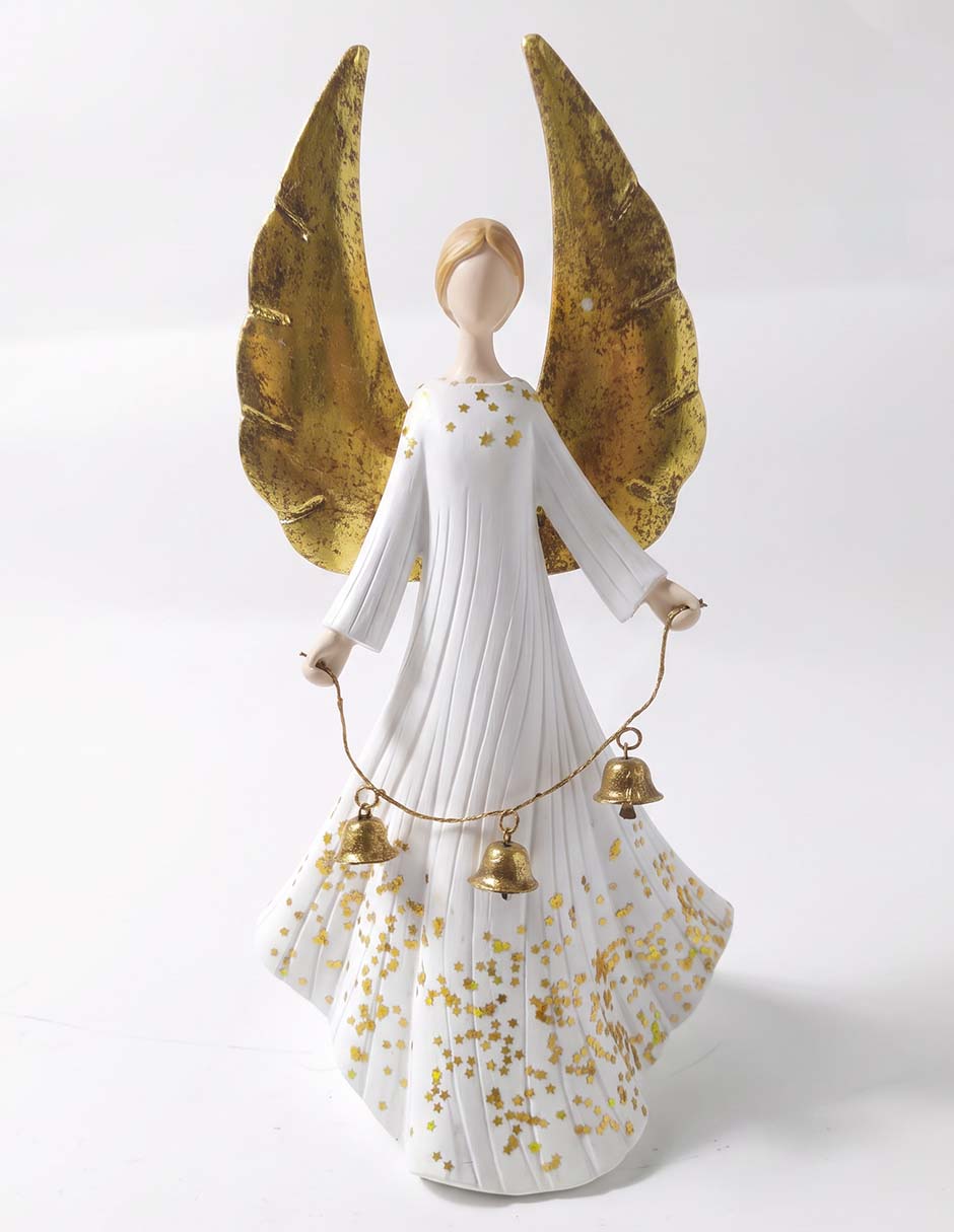 Figura decorativa navideña de ángel 1