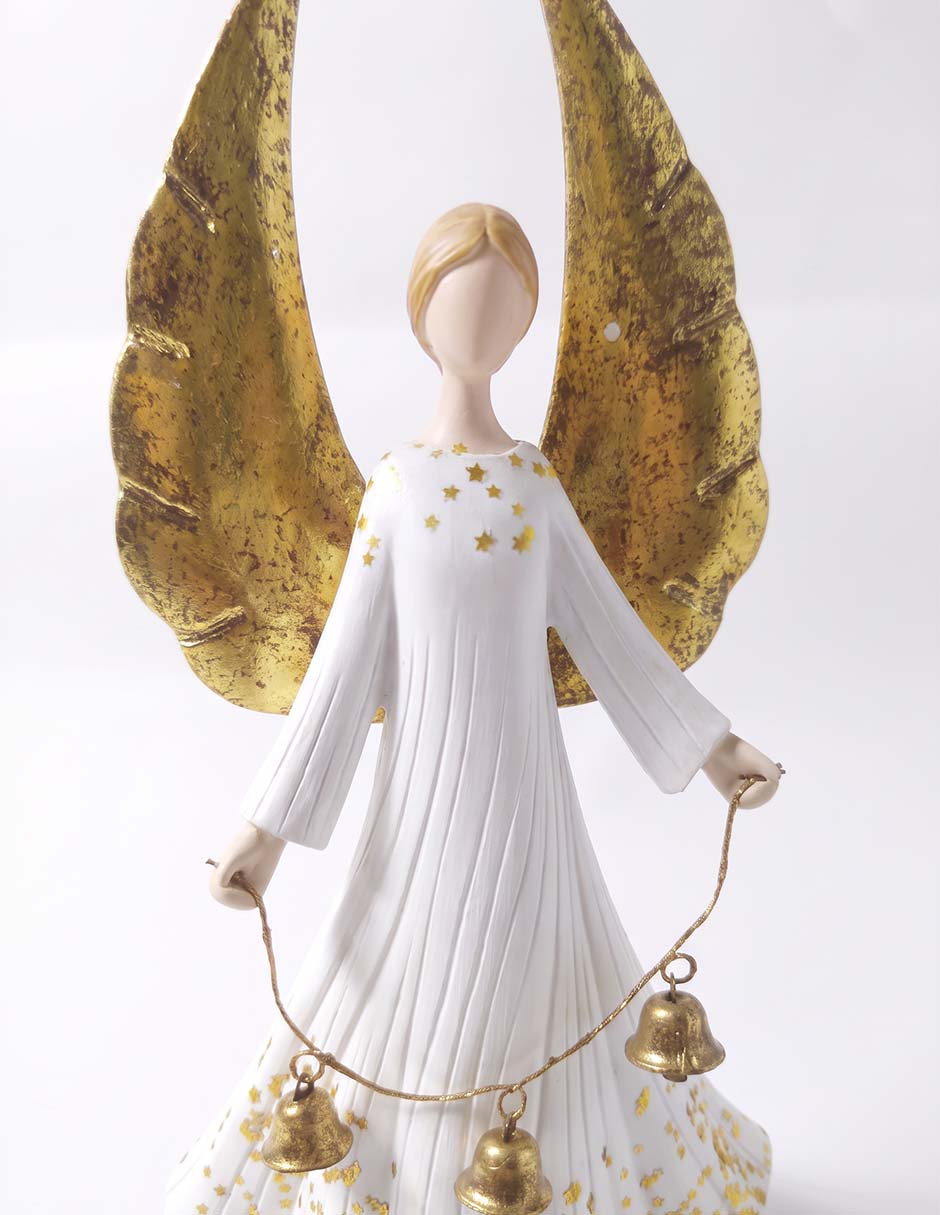 Figura decorativa navideña de ángel 4
