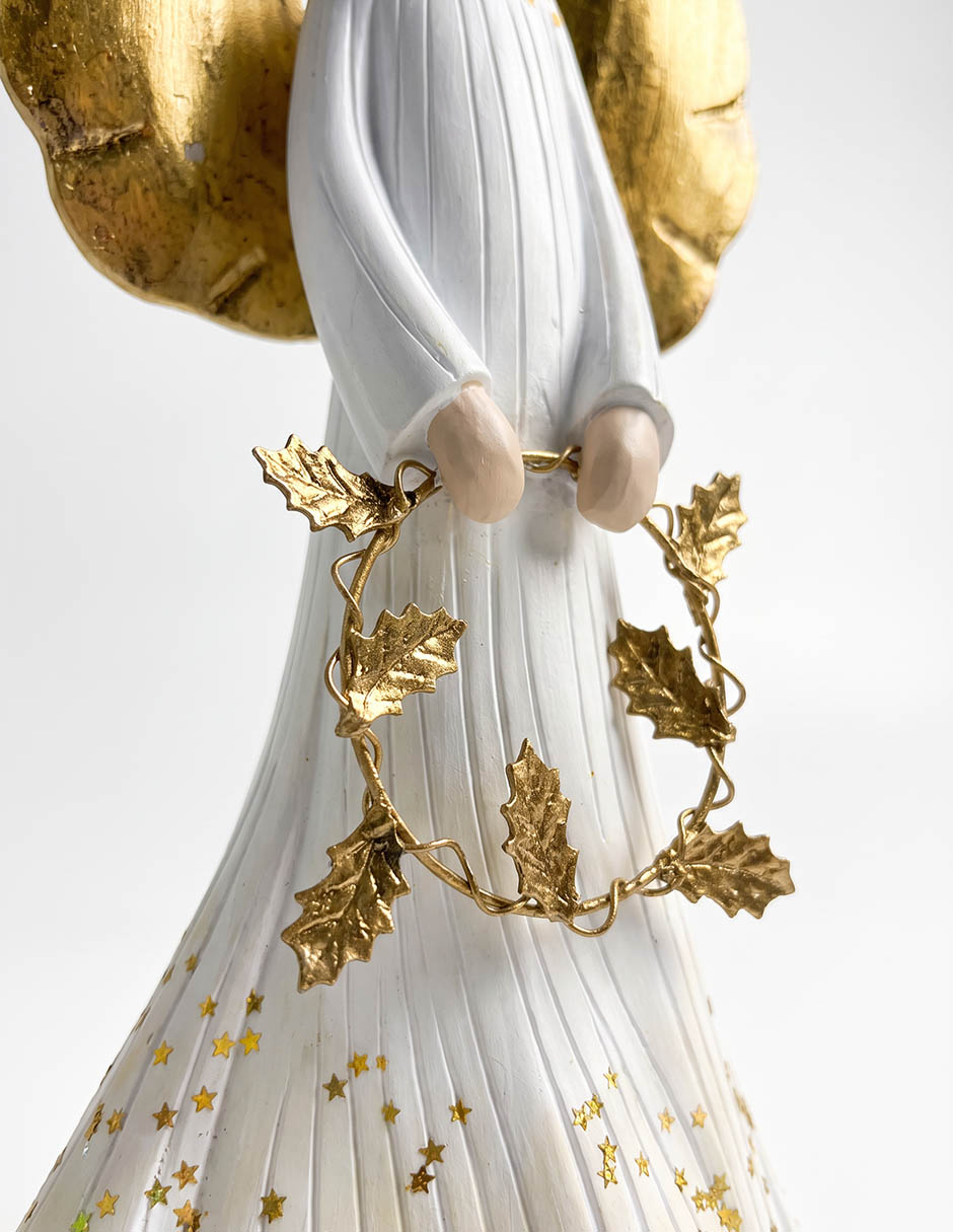Figura decorativa navideña de ángel