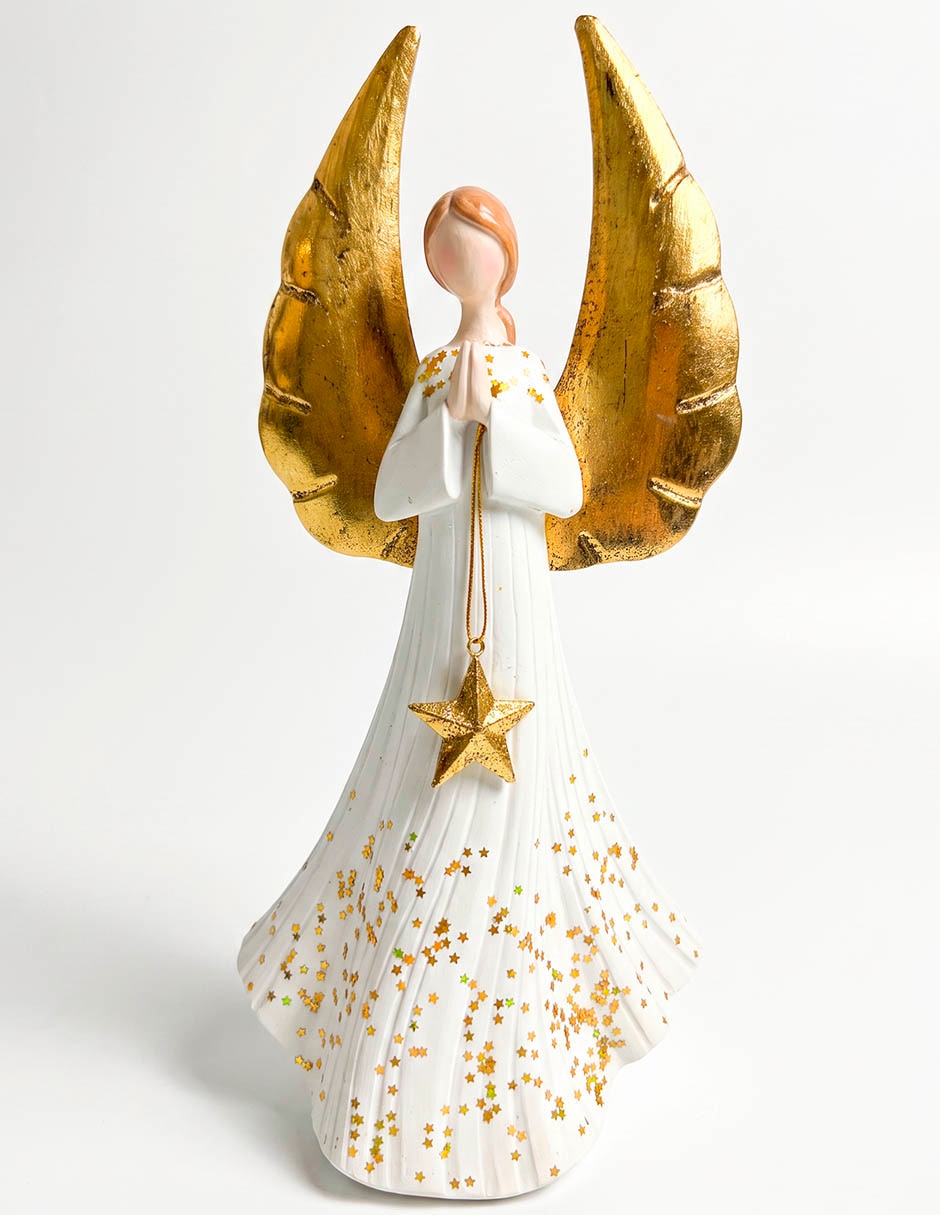Figura decorativa navideña de ángel 1