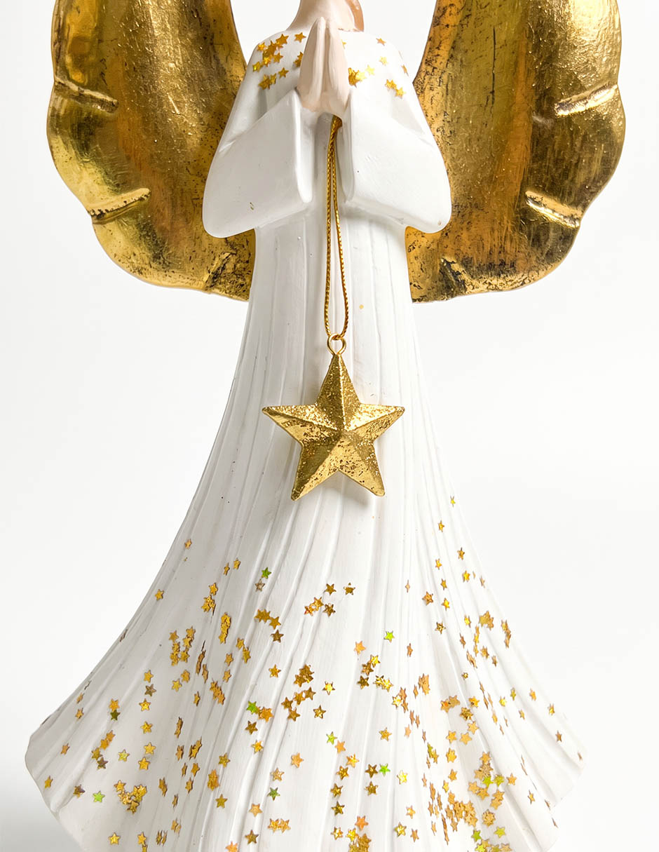 Figura decorativa navideña de ángel Figura decorativa navideña de ángel