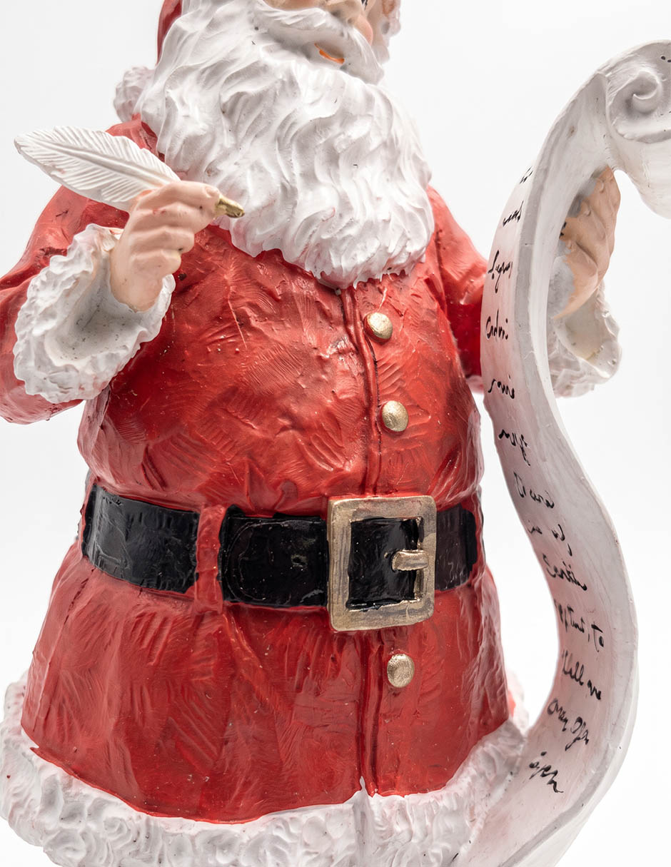 Figura decorativa navideña de santa claus de resina 3