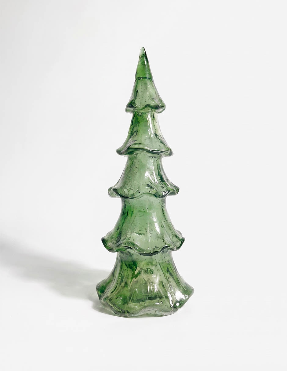 Figura decorativa navideña de pino de resina 2