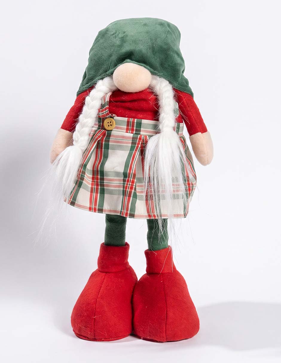 Figura decorativa navideña con forma de gnomo 1