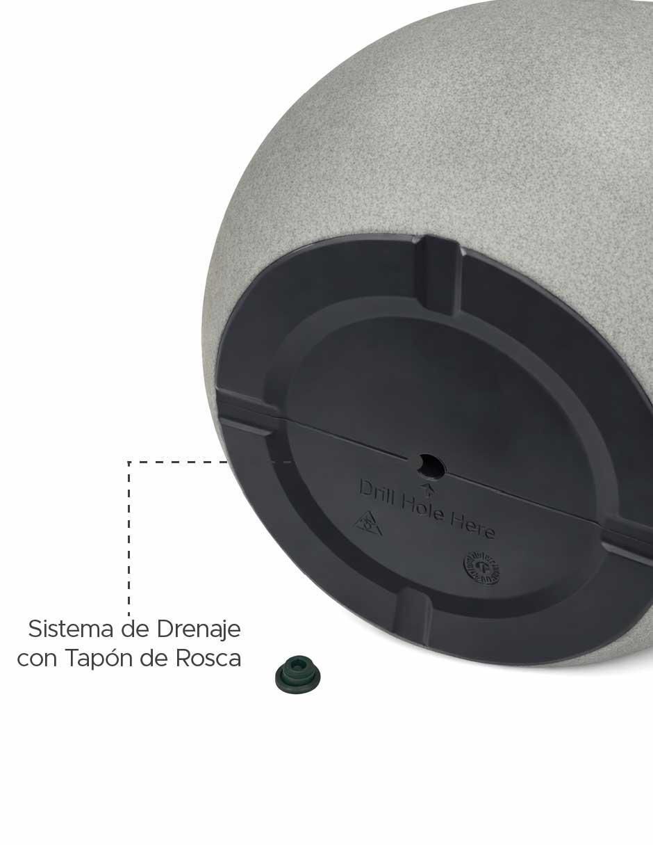 Maceta de plástico