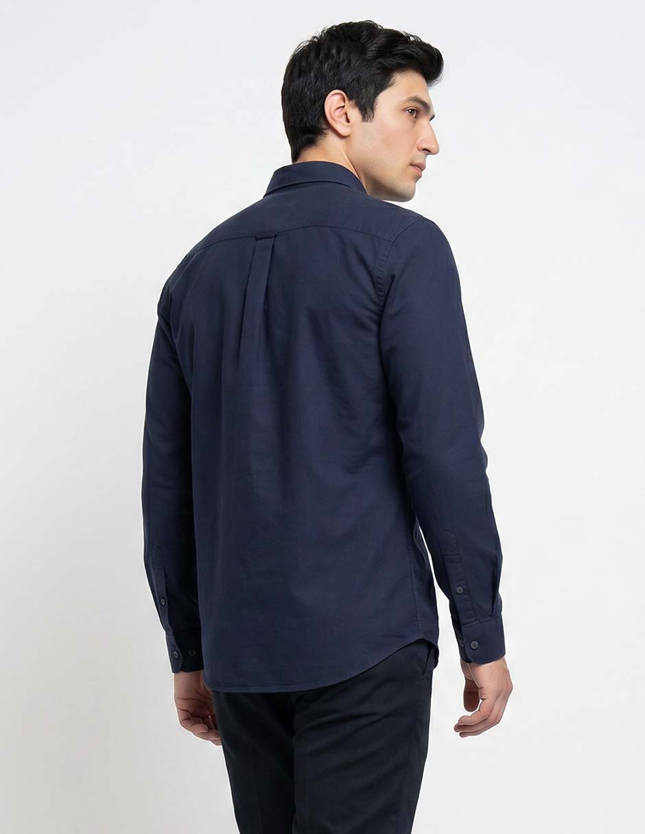 Camisa casual Rodd & Gunn de algodón manga larga para hombre