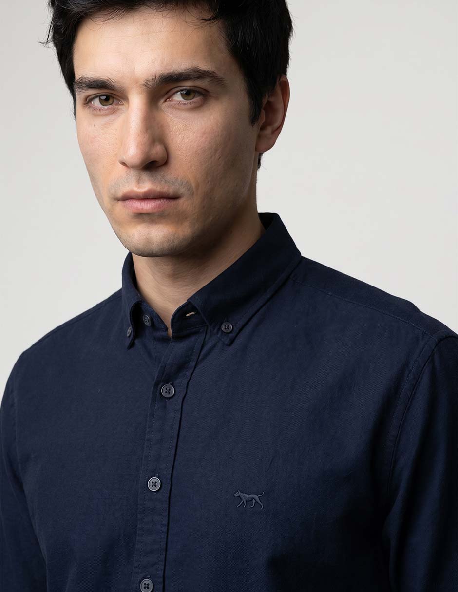 Camisa casual Rodd & Gunn de algodón manga larga para hombre