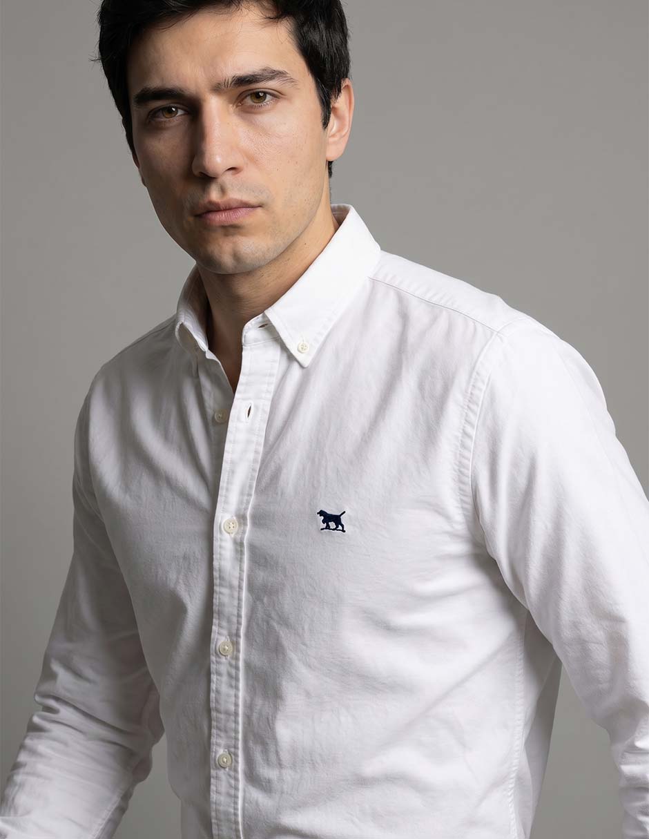 Camisa casual de algodón manga larga para hombre 3