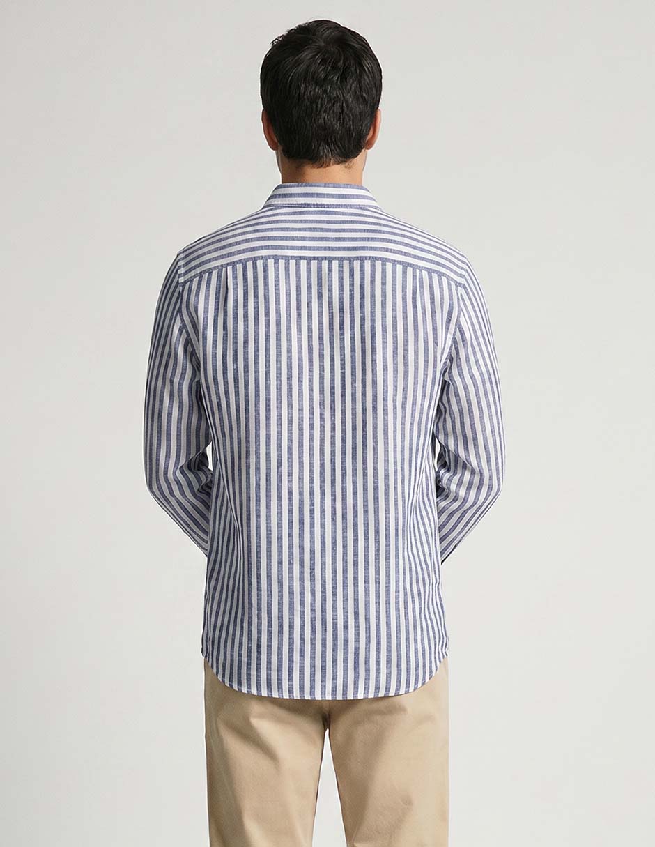 Camisa casual Rodd & Gunn de algodón manga larga para hombre