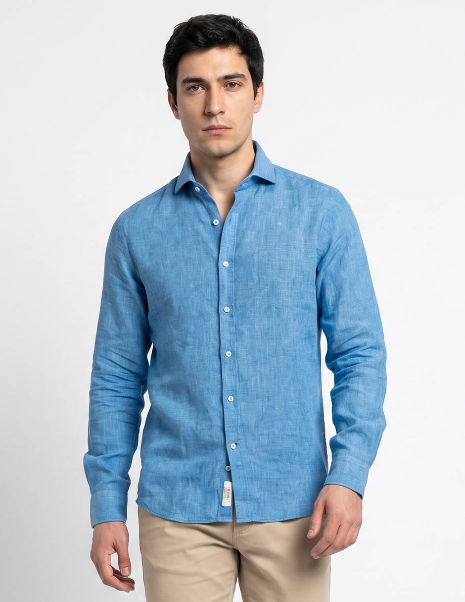 Camisa casual manga larga para hombre Camisa casual manga larga para hombre