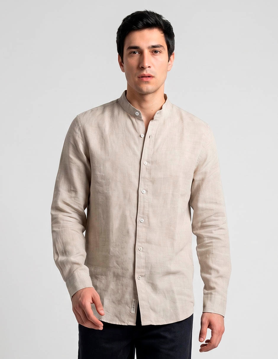 Camisa casual manga larga para hombre Camisa casual manga larga para hombre