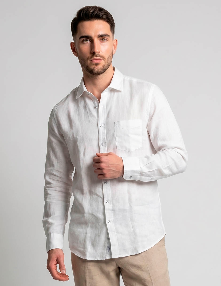 Camisa casual manga larga para hombre Camisa casual manga larga para hombre