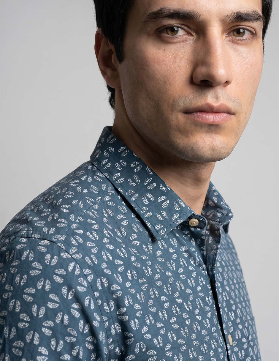 Camisa casual Rodd & Gunn de algodón manga corta para hombre