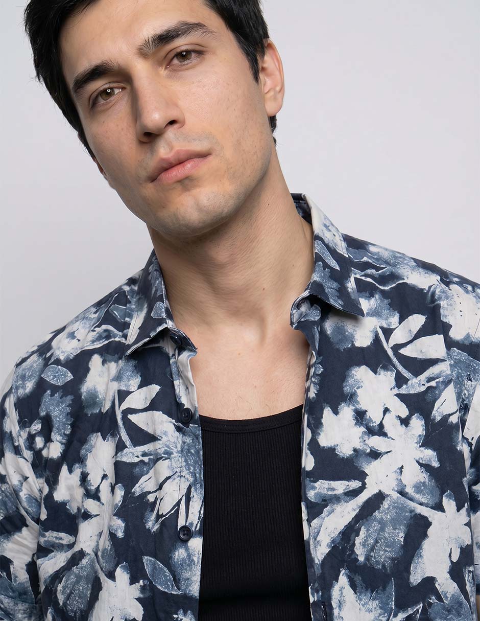 Camisa casual Rodd & Gunn de algodón manga corta para hombre