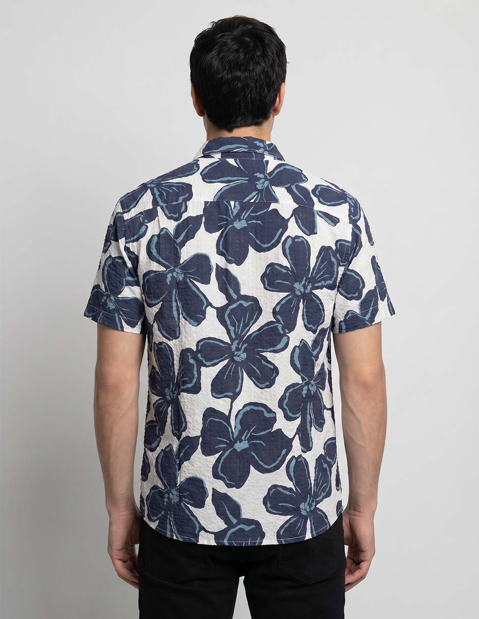 Camisa casual Rodd & Gunn de algodón manga corta para hombre