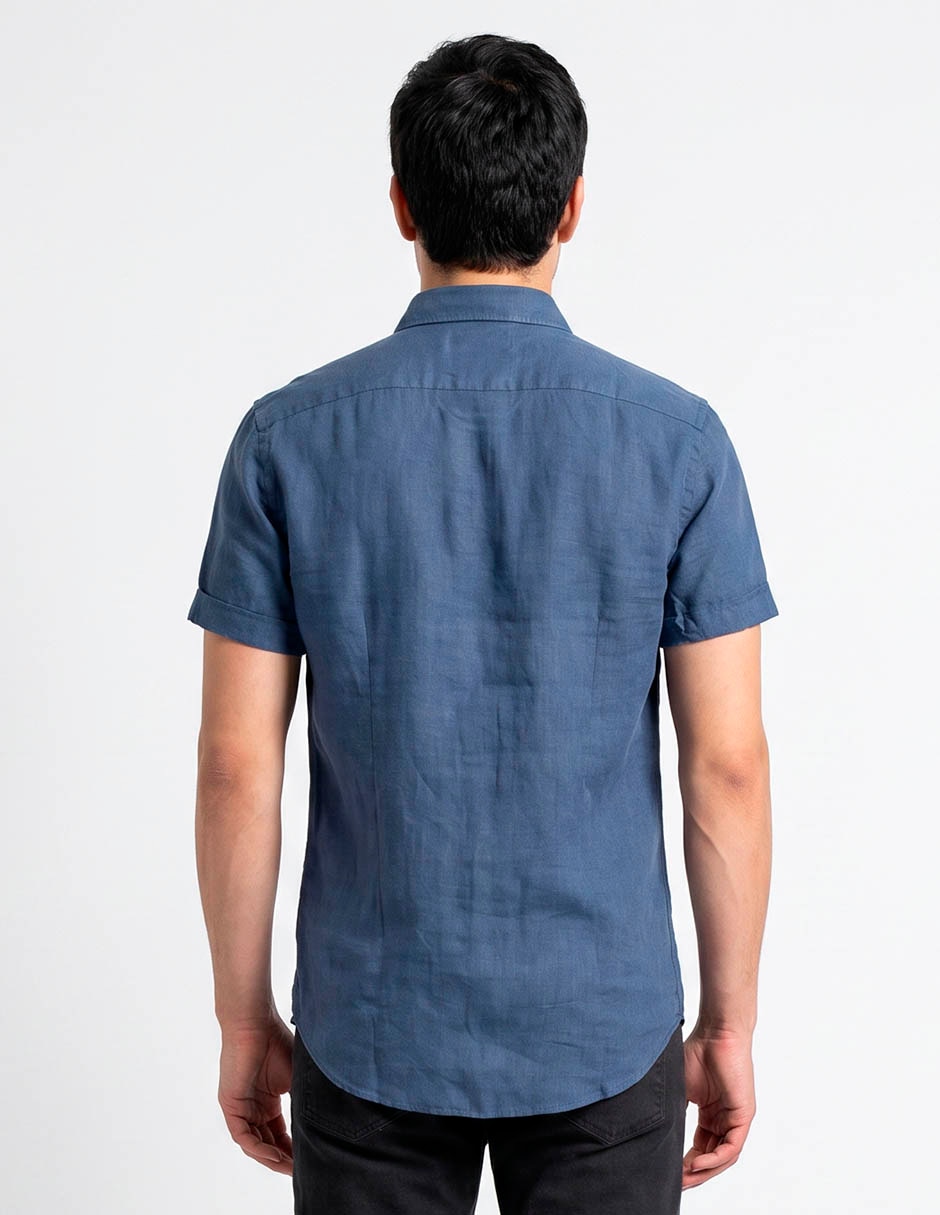 Camisa casual manga corta para hombre 2