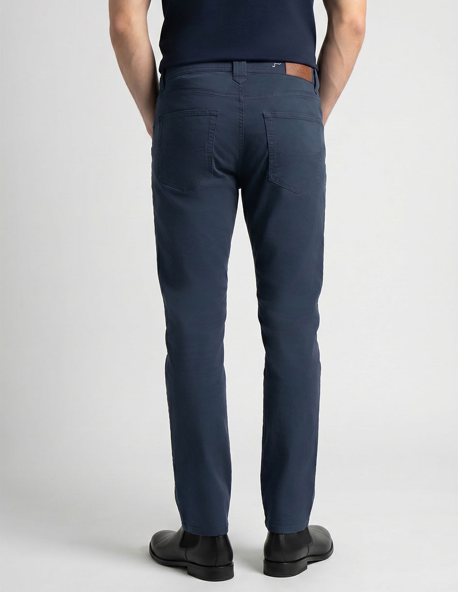 Pantalón straight de algodón para hombre 2