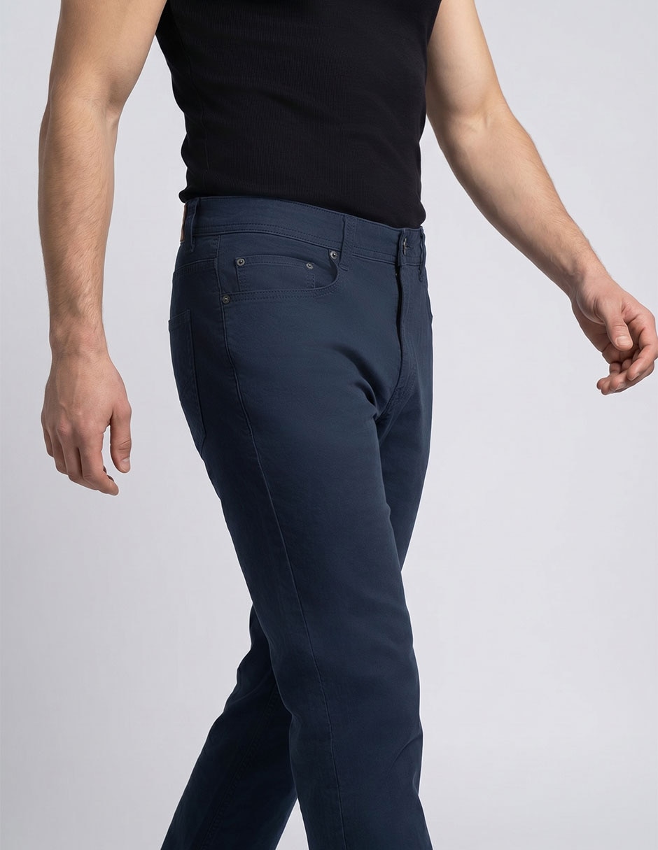 Pantalón straight de algodón para hombre 3