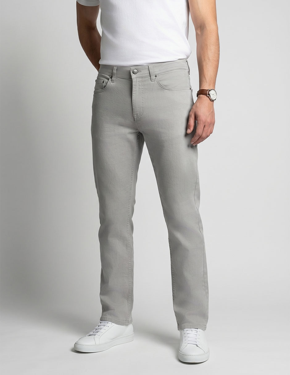 Pantalón straight Rodd & Gunn de algodón para hombre