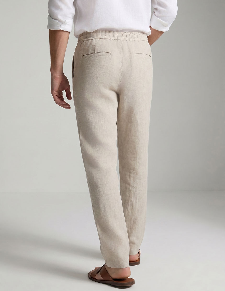 Pantalón business casual straight Rodd & Gunn de algodón para hombre
