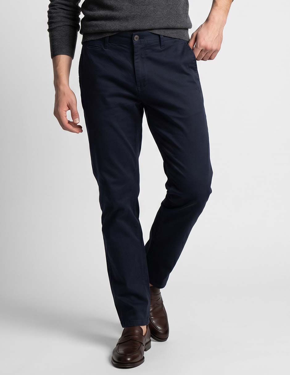 Pantalón de vestir de algodón para hombre