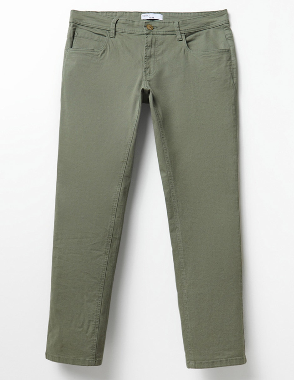 Pantalón casual de algodón para hombre 2