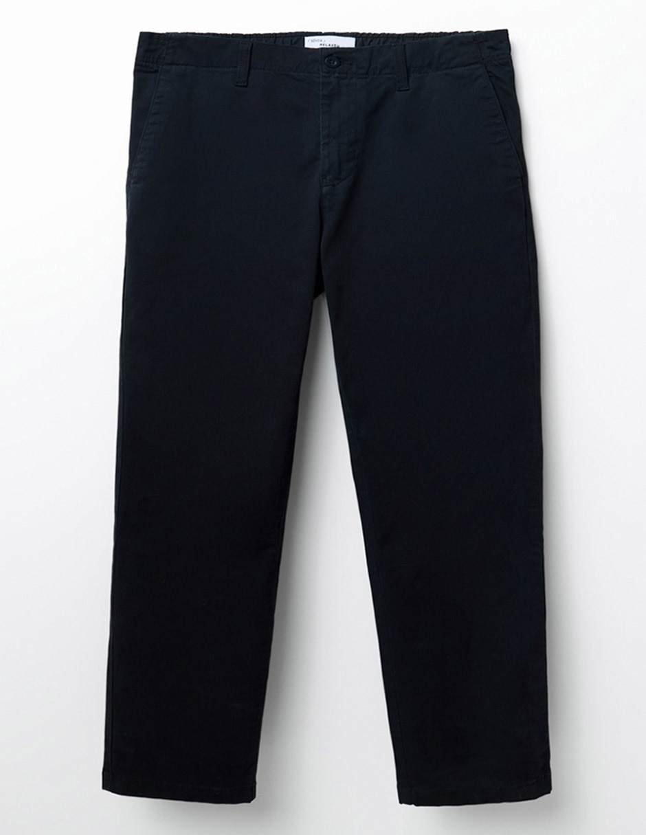 Pantalón casual straight de algodón para hombre 6