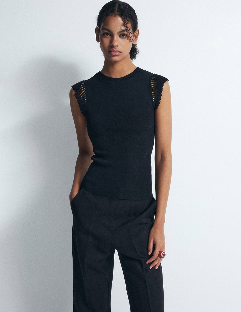 Blusa sin manga para mujer Blusa sin manga para mujer