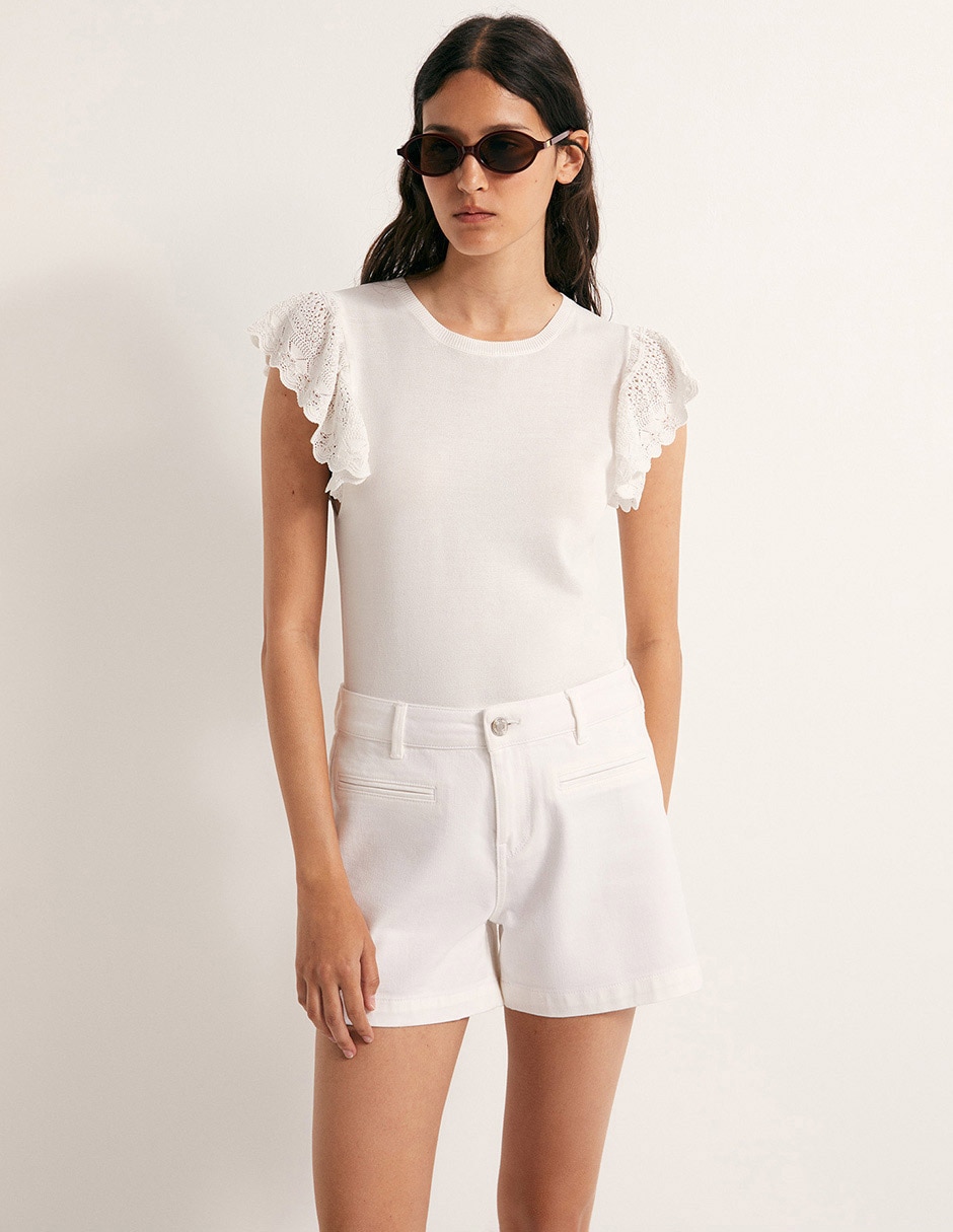Blusa manga corta para mujer Blusa manga corta para mujer