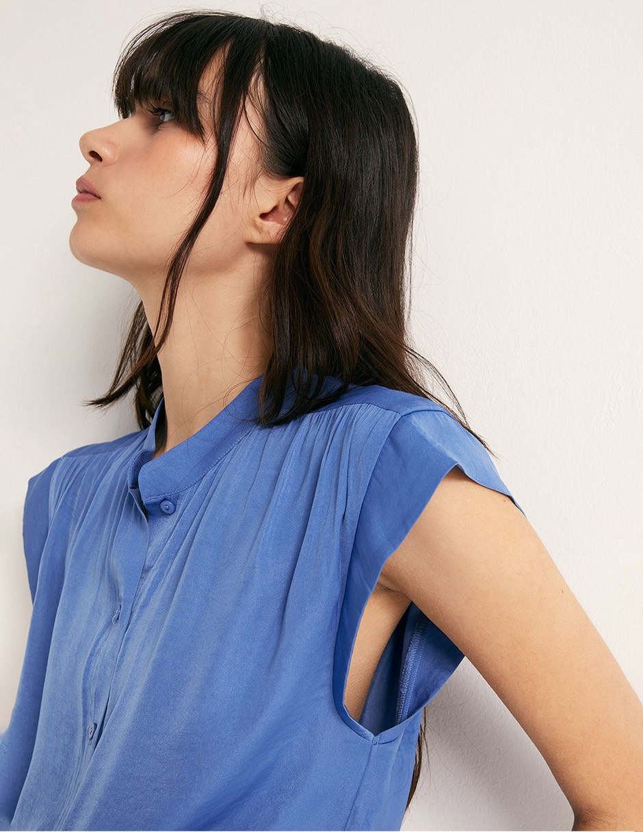Blusa manga corta para mujer 3