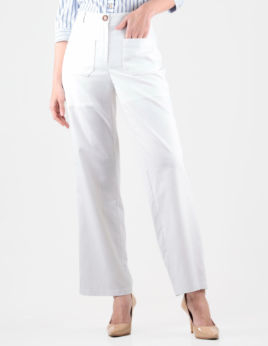 Pantalón recto para mujer