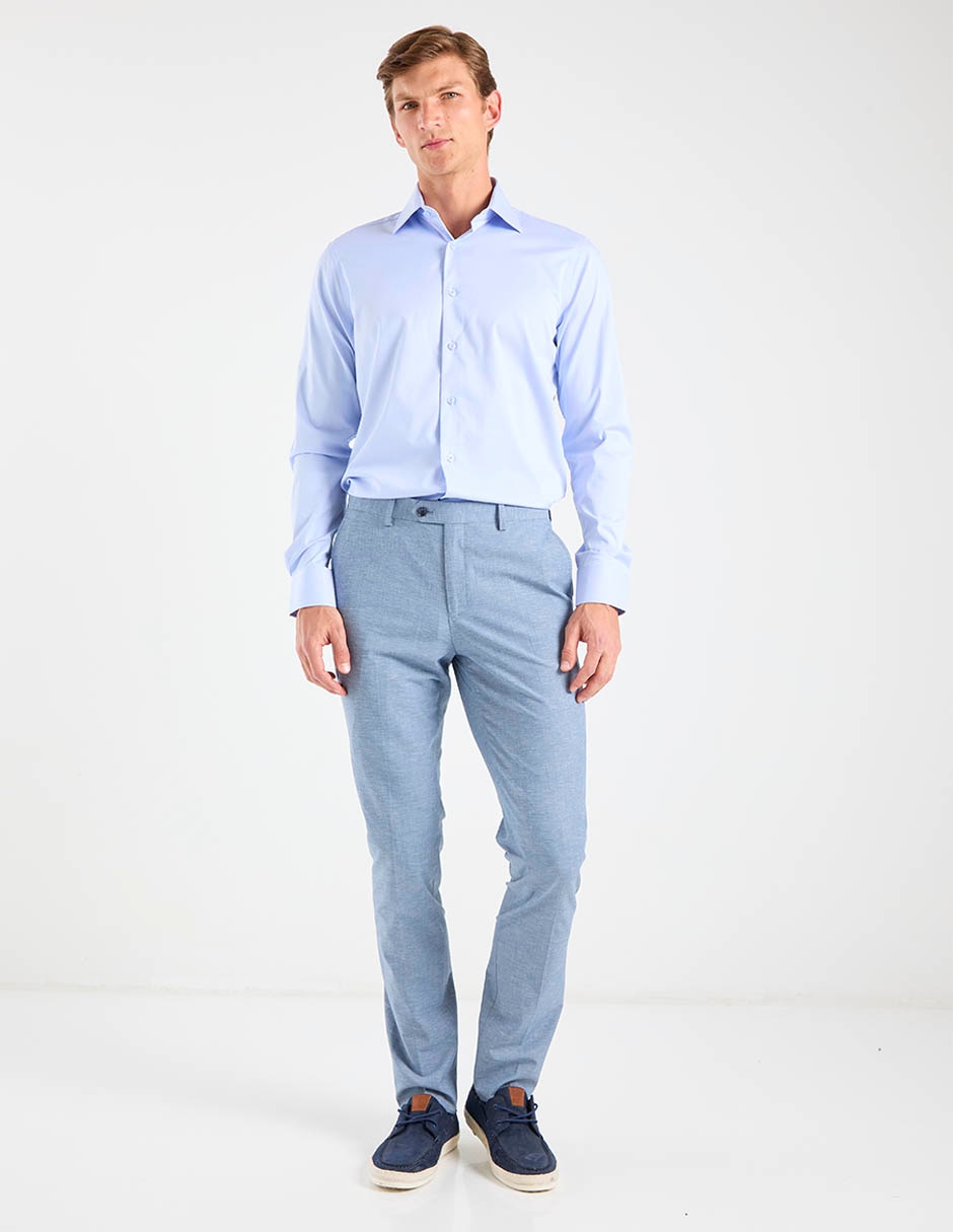 Pantalón de vestir slim para hombre