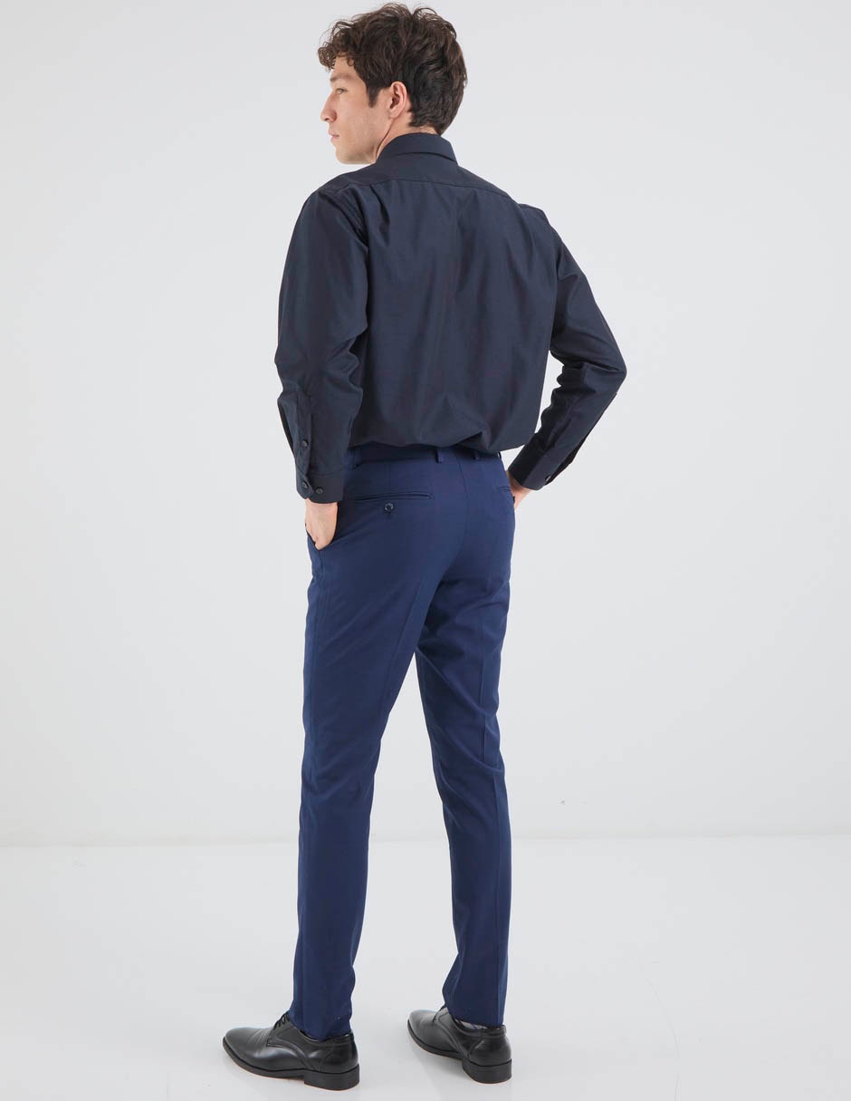 Pantalón formal de vestir slim zanetti para hombre