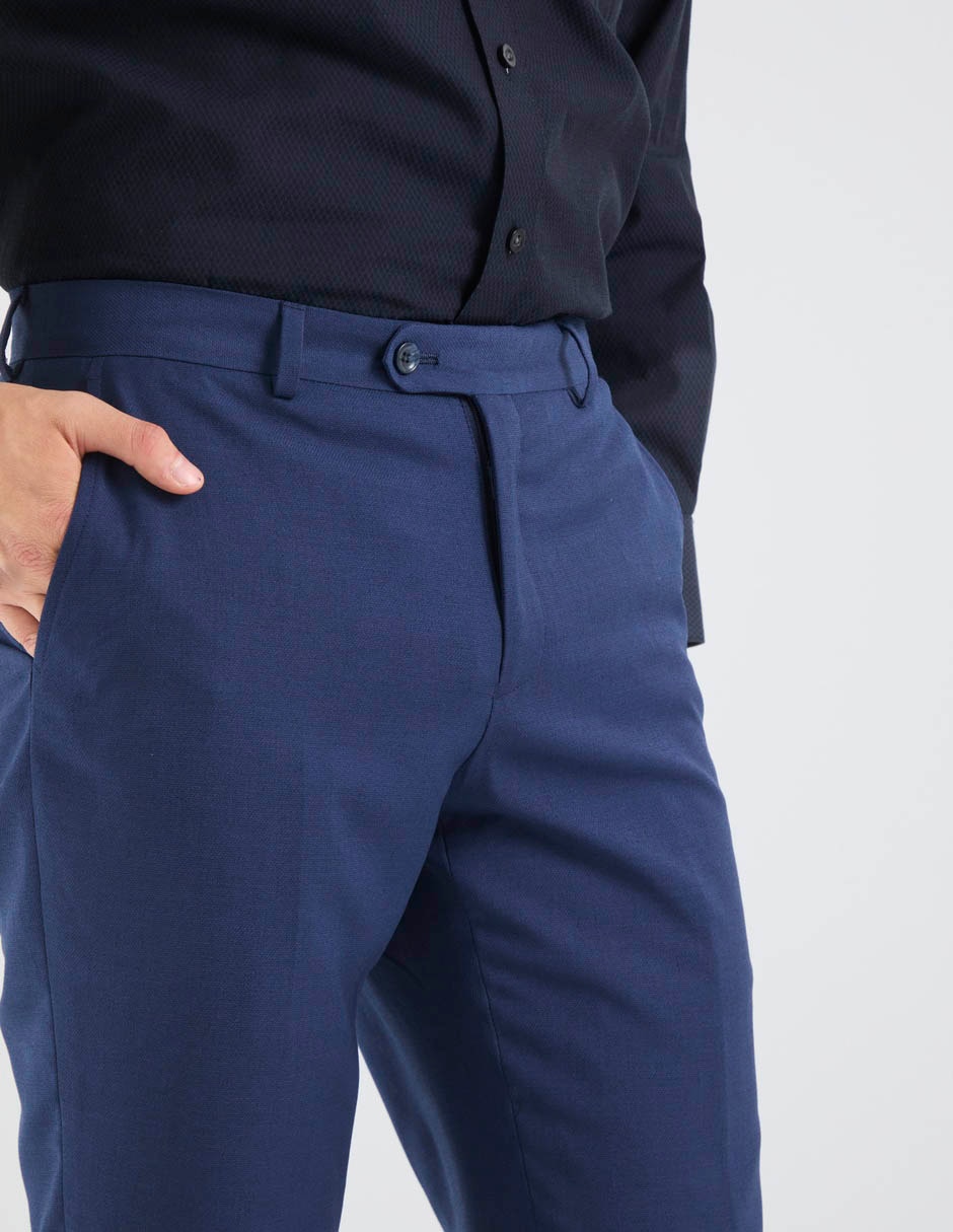 Pantalón formal de vestir slim zanetti para hombre