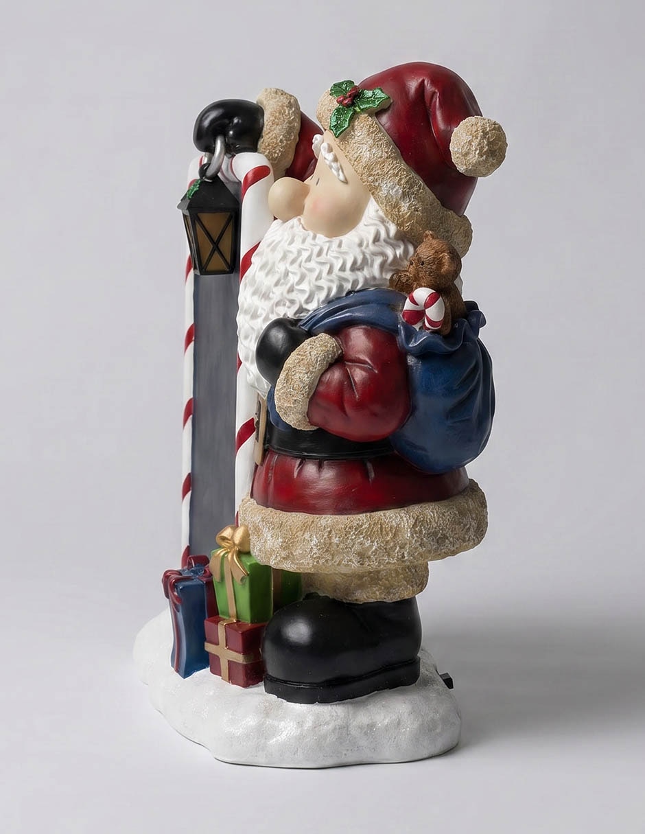 Figura decorativa navideña de Santa Claus Figura decorativa navideña de Santa Claus