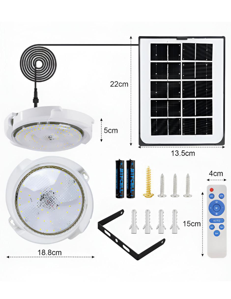 Lámpara solar LED