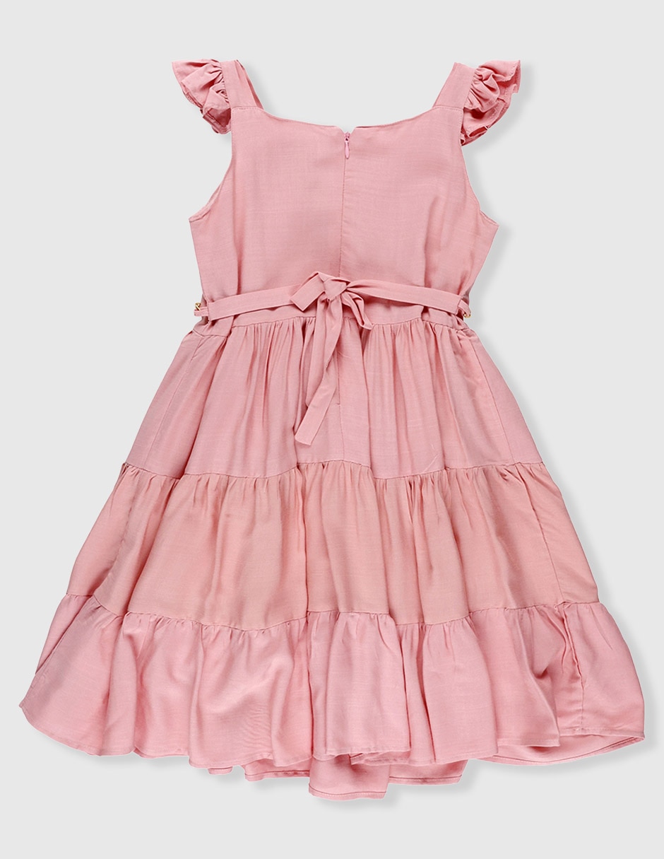 Vestido volantes niña 2